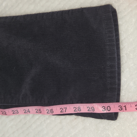 TALBOTS WOMENS BLACK CORDUROY JEANS  SIZE 6 - Picture 12 of 13